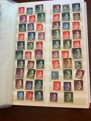 1930s TO THE END OF WWII GERMAN POSTAGE STAMP COLLECTION / 100’s OF STAMP