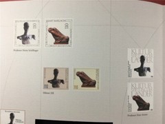 GERMAN POST ART-EDITION 1999/24 2063/2064 KULTUR KUNST ART SKULPTUR