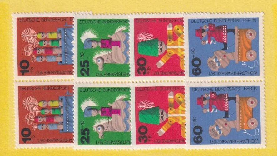 Berlin MNH ** 412-5 9NB83-6 Wooden Toys pairs