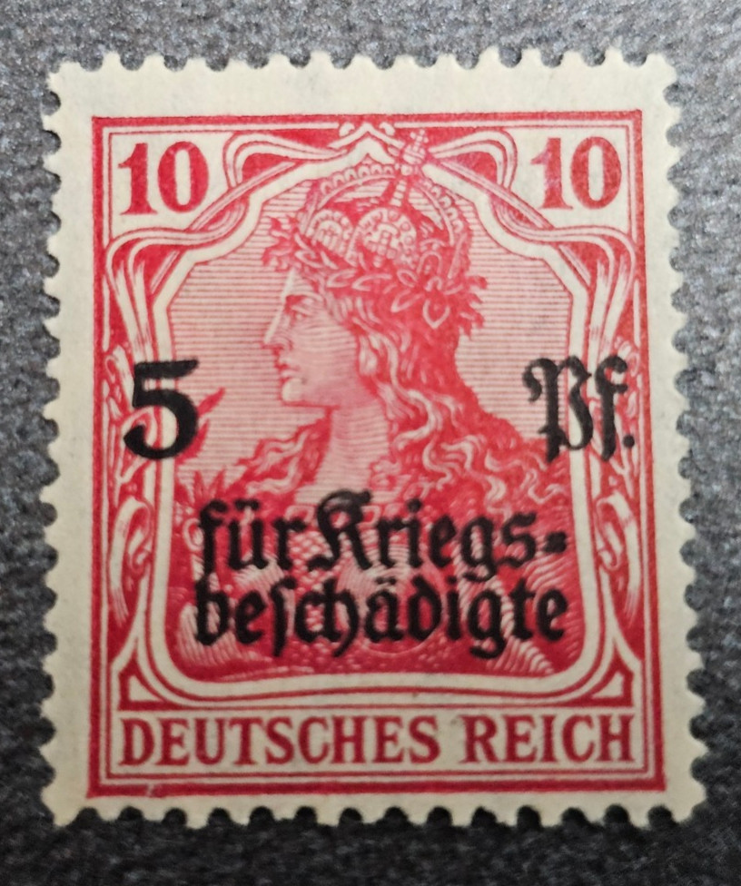 Stamp Germany Reich Germania 5 Pfennig 1919 Mi. Nr. 105 [🇩🇪39465-10]