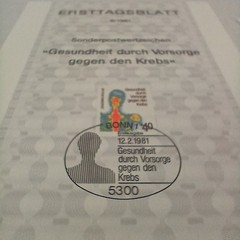 Vintage 1981 Ersttagsblatt German First Day Stamp Sheets Set of 12 Bonn Covers