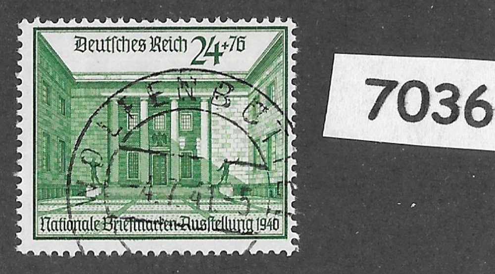 #7036 Scott B169 Hall of honor Chancellery 1940 Berlin Germany Third Reich