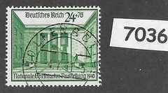 #7036 Scott B169 Hall of honor Chancellery 1940 Berlin Germany Third Reich