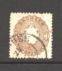 Saxony SC# 19 Used / Nice Dresden CDS – S60990
