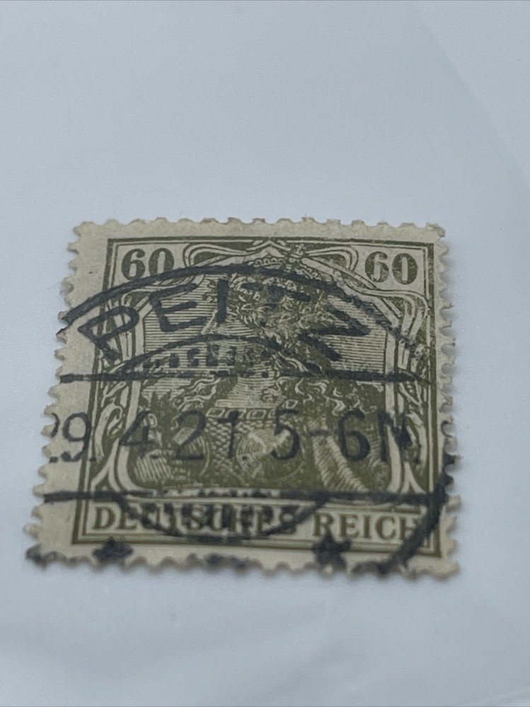 Rare Deutsches Reich Germany Germania 60 Pf Stamp