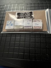 GERMANY 4 BUNDLES OF 50+/- CASTLE DEFINITIVE 70, 80, 120, 210pf 1183