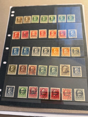 Bavaria, Germany group of stamps loose Scott Cat 95/196, B1/B3 1914-1919 dups