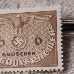 One Unused WW2 German Stamp, Poland , Polish General Government Eagle Stamp
