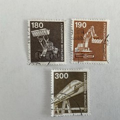 24 Germany stamps~1971-1982~Accident prevention~Macke~joust+German occupation