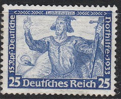 Stamp Germany Mi 506 Sc B56 1933 3rd Reich Wagner Lohengrin Opera MNH