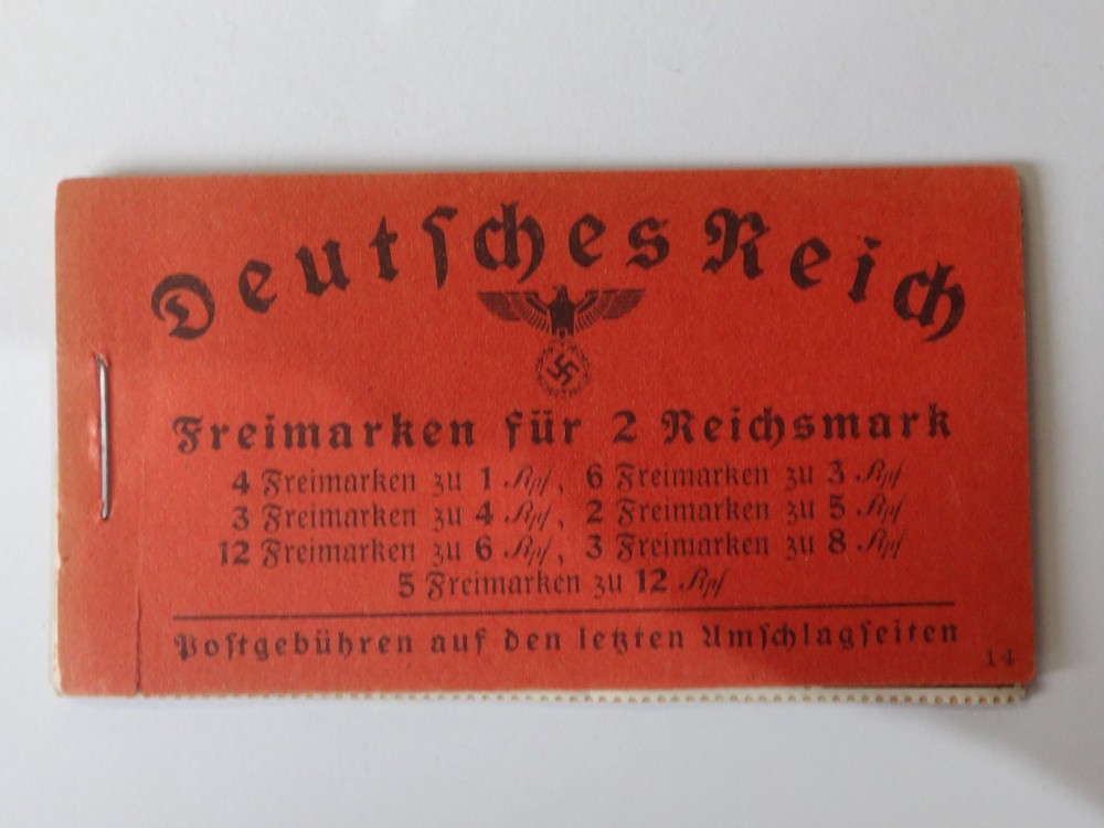 Germany Deutschland Stamp BOOKLET complete 1940, Third Reich Nazi WWII era – I