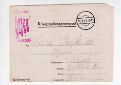 WW II SERBIA POW AT OFLAG 13B NUREMBERG GERMANY COVER