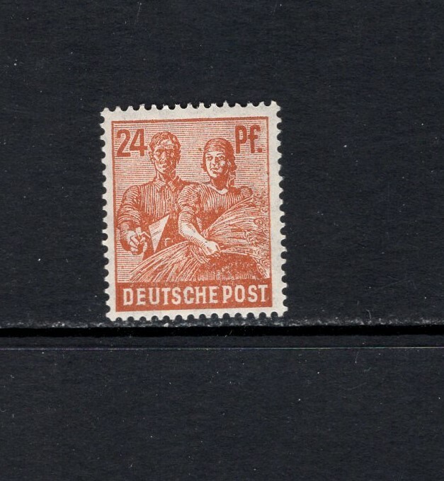 Germany 1947 24pf REAPING WHEAT SC 565 MNH