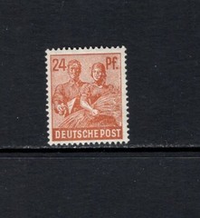 Germany 1947 24pf REAPING WHEAT SC 565 MNH