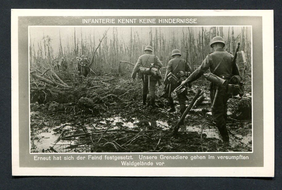 German Reich WW II : Great Infantry card ( # 139 ) from the 1940s – mint NH
