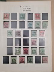 Germany 1921-23 Collection Inflation Hingless x24 Pages Used Mint SG Ring Album