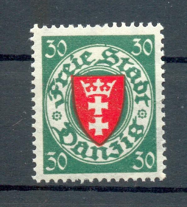 Danzig 198xaa Luxury Color MH BPP Signed Example Image, Used Stamp