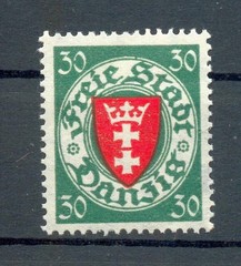 Danzig 198xaa Luxury Color MH BPP Signed Example Image, Used Stamp