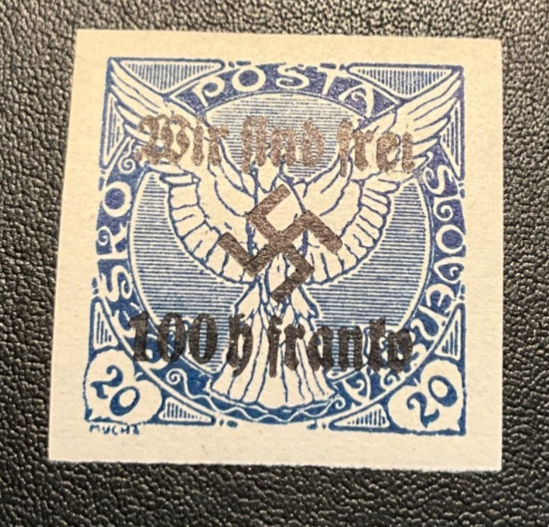 German occupation (Czech) Rumxberg Michel 20 hinged