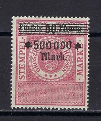 Germany Hyperinflation Stamp – Hessen w/ overprint 1920s MNH