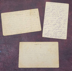 WW1 WWI Imperial German military mail soldiers feldpost postcard lot x 3 1917-18
