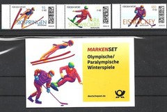 Germany 2026 MAY Stamps Issues Winter Sports Complete Set w/ Booklet MNH