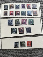 German Schwarzenberg Local Post Set – Mint Hinged Scares Overprint Soviet Union
