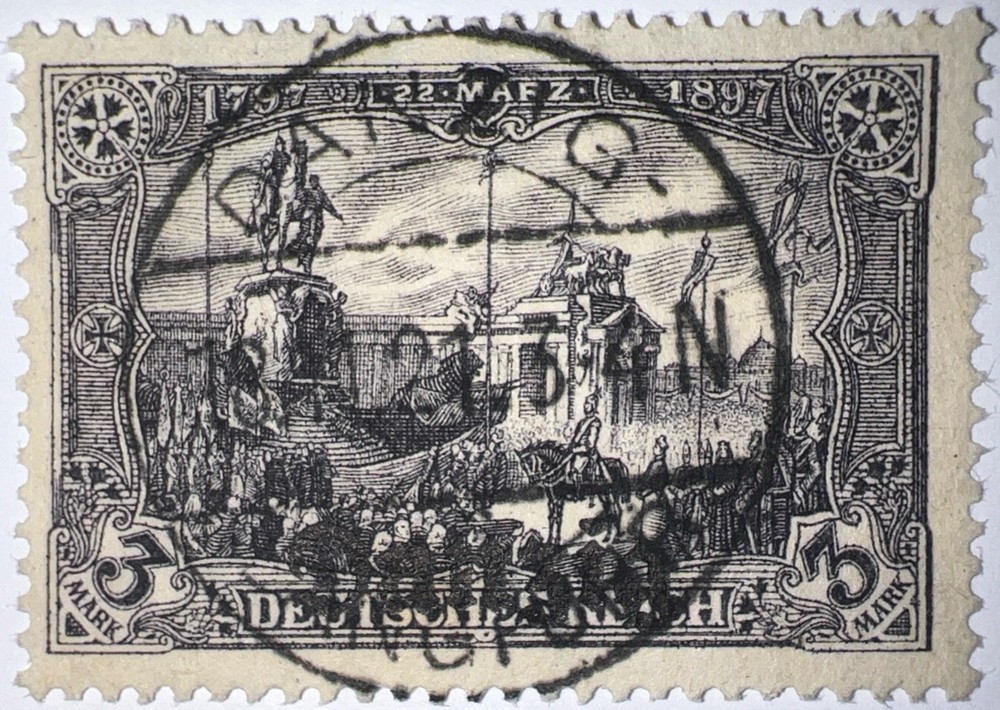 Travelstamps: 1920 Germany Danzig Stamps Scott #12, Used Handstamped