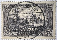 Travelstamps: 1920 Germany Danzig Stamps Scott #12, Used Handstamped