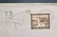 1938 LZ-130 Graf Zeppelin II Luftschiffbau Zeppelin Co. Germany Postal Cover
