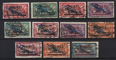 GERMANY MEMEL KLAIPEDA 1922. AIR MAIL Mi # 72/83 COMPLETE SET USED