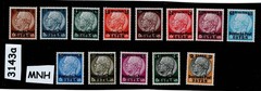 MNH Stamp set 1-13 Osten Poland Hindenburg Overprints WWII occupation #3143a