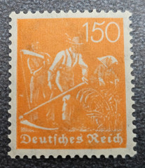 Stamp Germany Deutsches Reich 150 Pfennig 1921 Mi. Nr. 189 [🇩🇪39173-17]