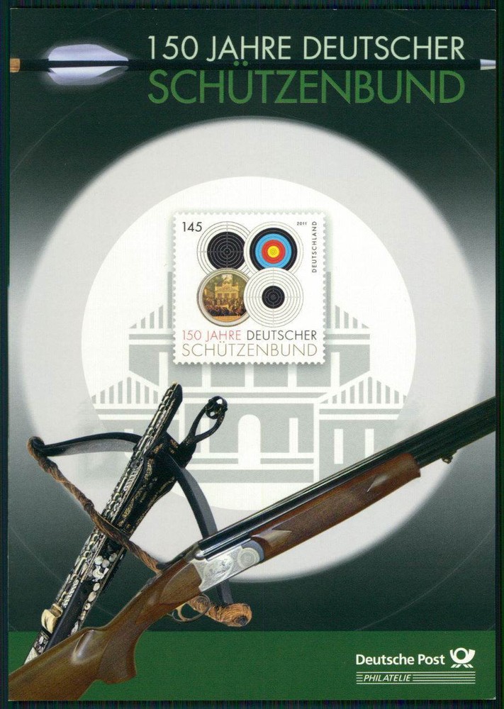 GERMANY FOLDER 2011 SHOOTING ASSOCIATION GUNS CROSSBOW SCHÜTZENBUND u937