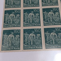 Lot of Weimar Republic Stamps from 1920s Germany, including 40 Pfennig Stamps