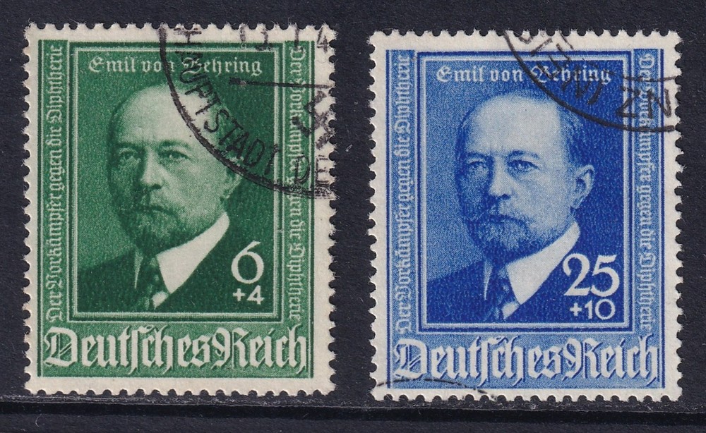 GERMANY 1940 von Behring set of 2 SG 748-749 Used