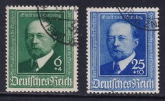 GERMANY 1940 von Behring set of 2 SG 748-749 Used