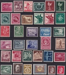 Lot-R Authentic Historical Stamps Germany WWII 3rd Reich Collection MNH