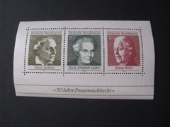 Germany Stamp Miniature Sheet Scott # 1007 Never Hinged Unused