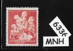 MNH stamp B246 / 1943 Winter relief Mother & Children / Third Reich Germany