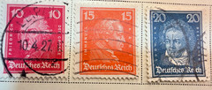 Germany Lot of 25 Stamps – 1926-28 (SC Range 351-83) RARE ITEMS in LOT!