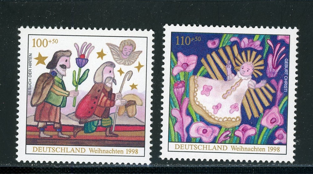 Germany Scott #B842-B843 MNH Christmas 1998 $$ 435162