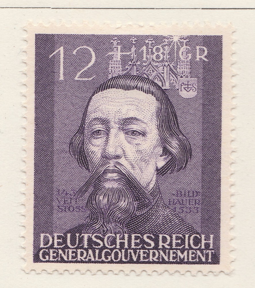 Germany WWII General Government 1942 12gr MH* A30P40F45339