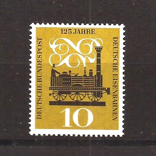 [D6025A] BRD, Germany, 1960, MNH** Railroads, trains, Locomotives