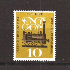[D6025A] BRD, Germany, 1960, MNH** Railroads, trains, Locomotives