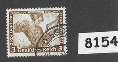 Stamp Scott B49 Richard Wagner / Tannhauser / Third Reich era Germany #8154