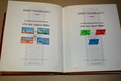Album of 96 German Ersttagblatt ETB First Day Covers from 1975 to 1982