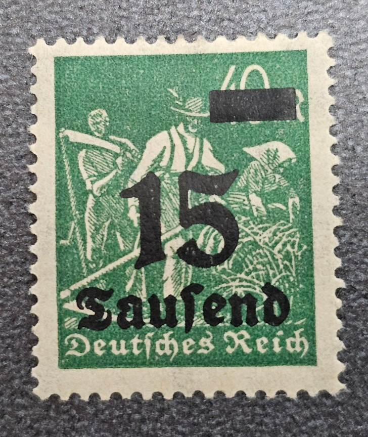 Stamp Germany Deutsches Reich 15 000 Mark 1923 Mi. Nr. 279 [🇩🇪39270-7]