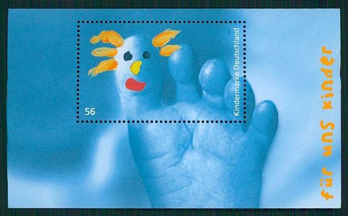 GERMANY M/S S/S CHILDREN CHILD 2002 MNH m3492