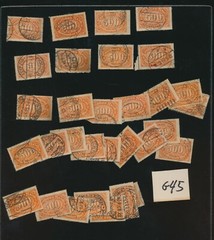 GERMANY – LOT OLDER POPULAR STAMPS – 500 MARKS USED #G45 -(30)